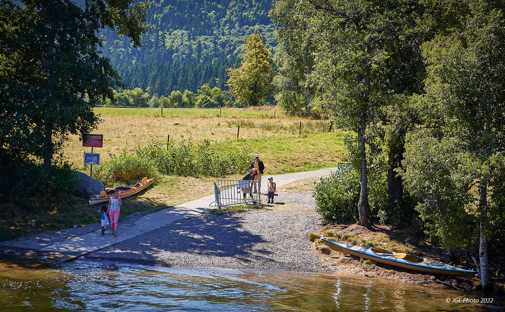 Schiffsanlegestelle Unterkrummenhof Schluchsee