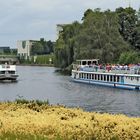 Schiffsbegegnung auf der Spree