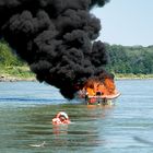 Schiffsbrand Donau