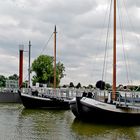 Schiffsbrücke Alte Wuppermündung Höhe Leverkusen