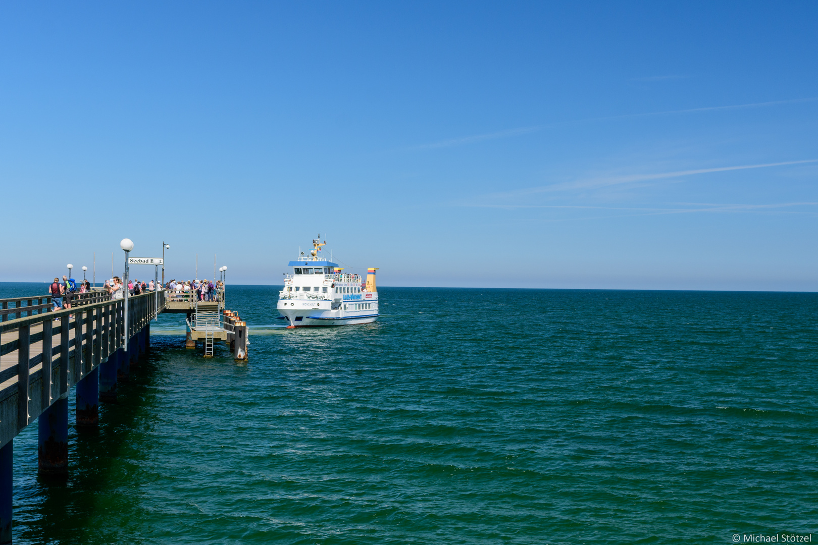 Schiffsbrücke im Ostseebad Binz