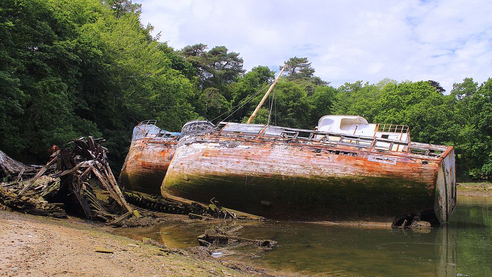 Schiffsfriedhof bei Douarnenez