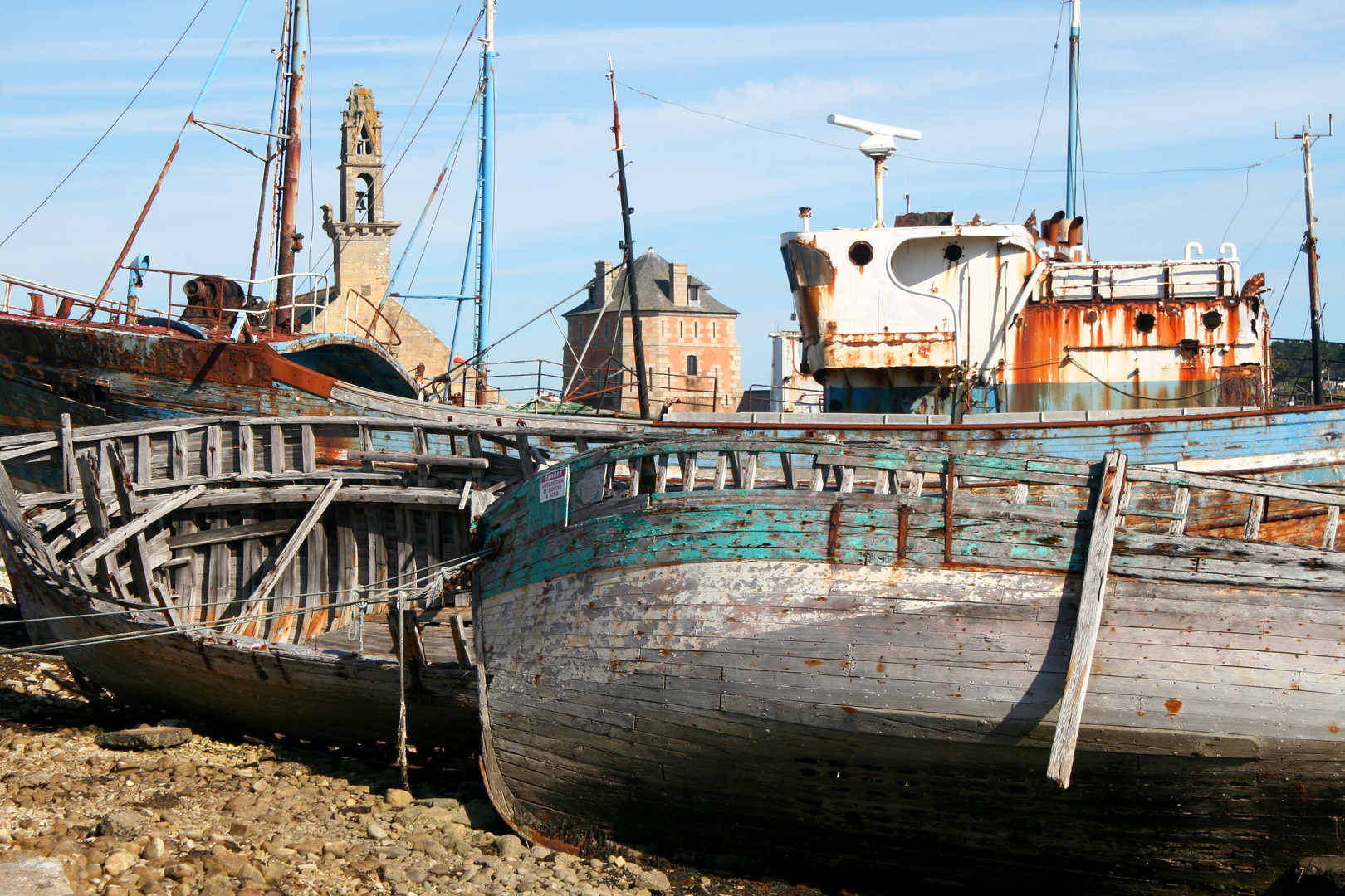 Schiffsfriedhof in Camaret-sur-Mer