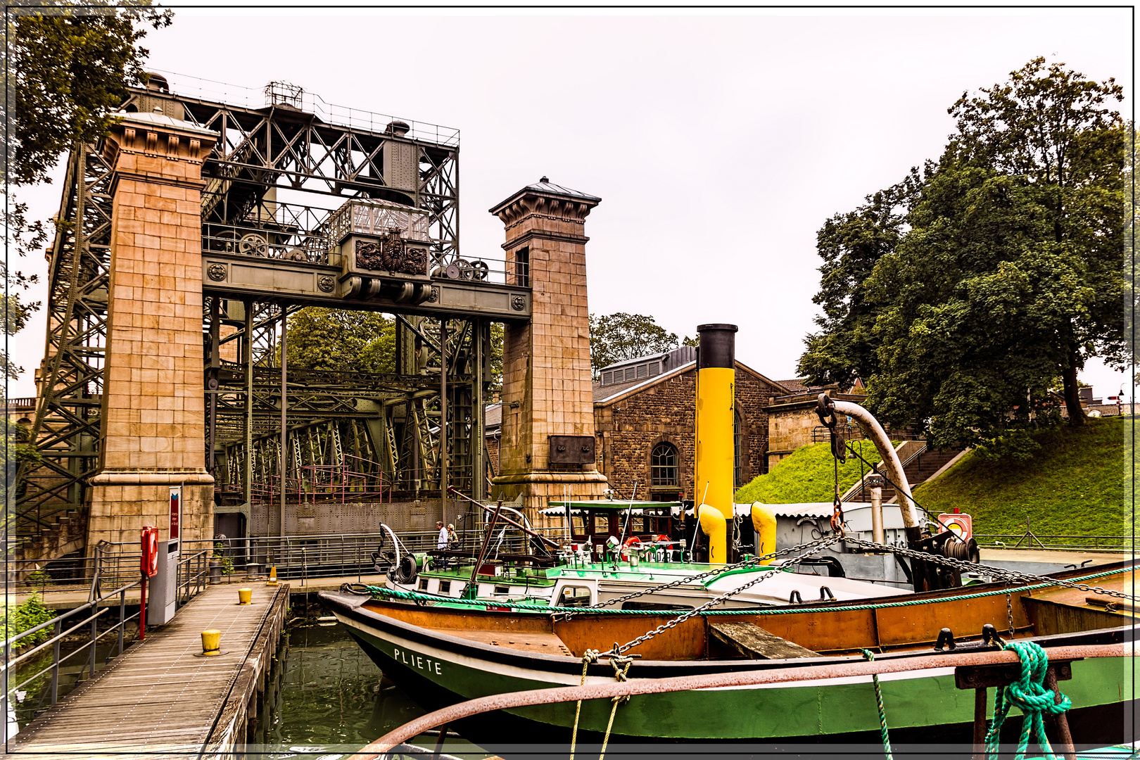 Schiffshebewerk Foto & Bild bearbeitungs, digiart Bilder auf