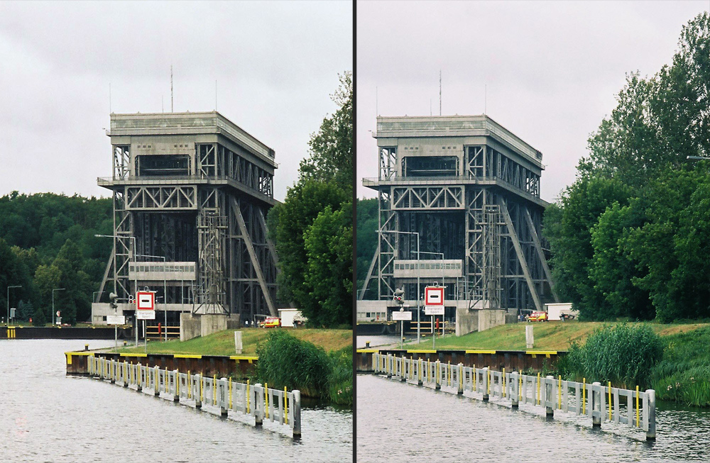 Schiffshebewerk Finow Foto & Bild | stereoskopische raumbilder ...