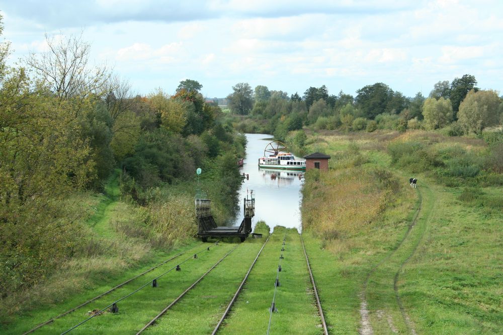 Schiffshebewerk in Ostpreussen