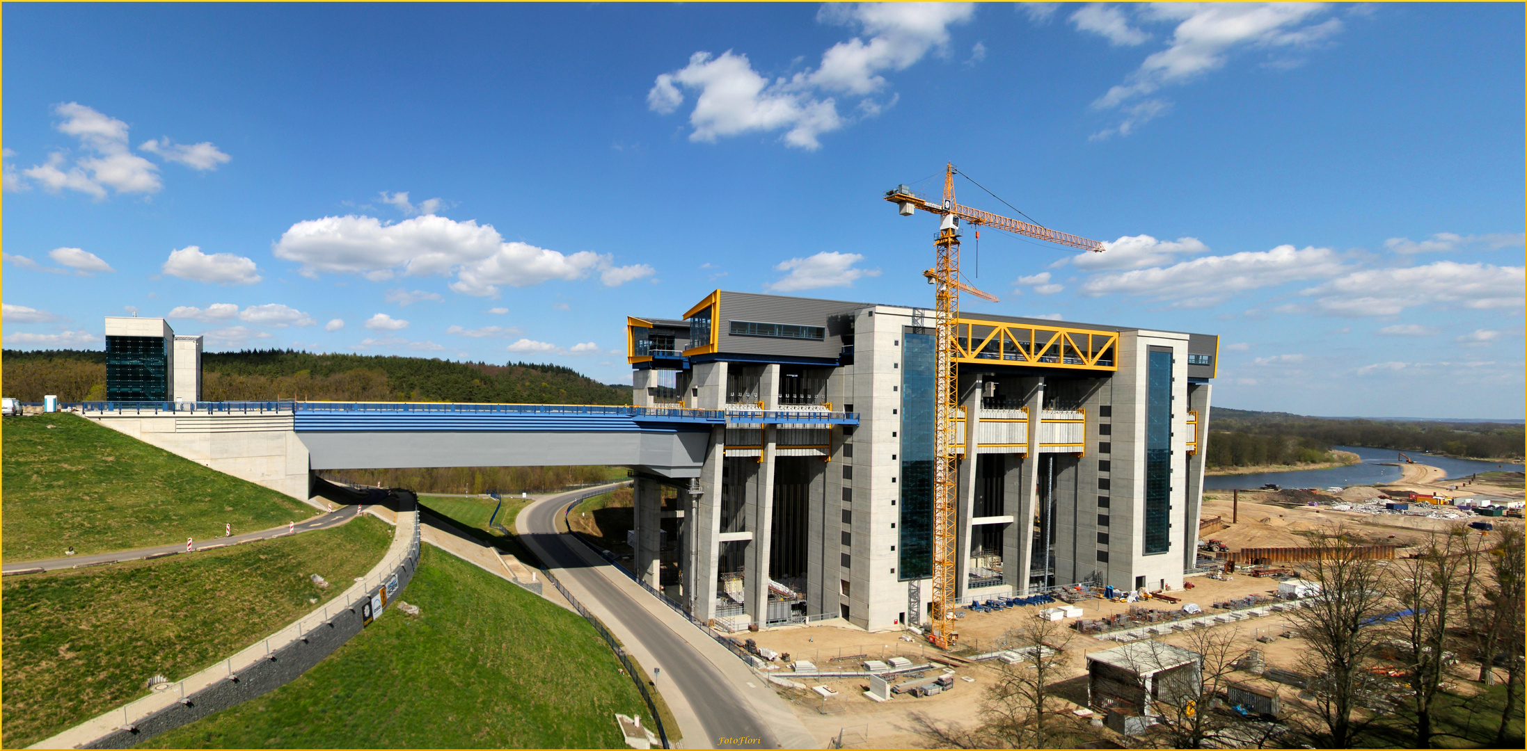 Schiffshebewerk Niederfinow - Neubau