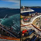 Schiffsheck der Artania  bei Haugesund (Nor)  - 3D-II-View