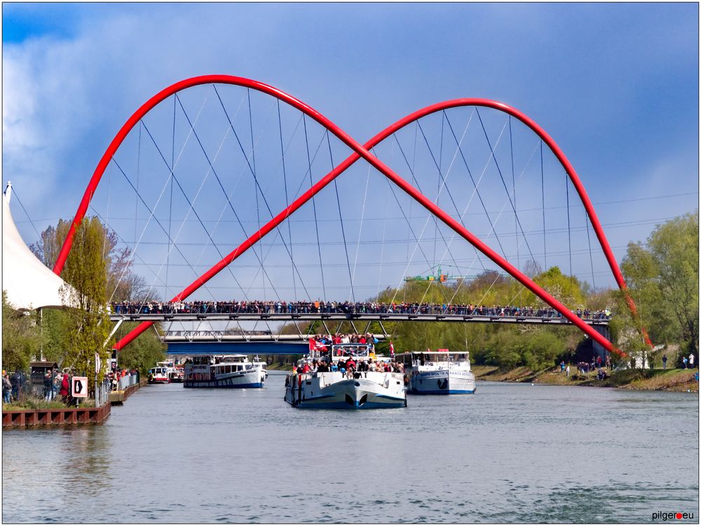 Schiffsparade auf dem Rhein-Herne-Kanal - 24.04.2016