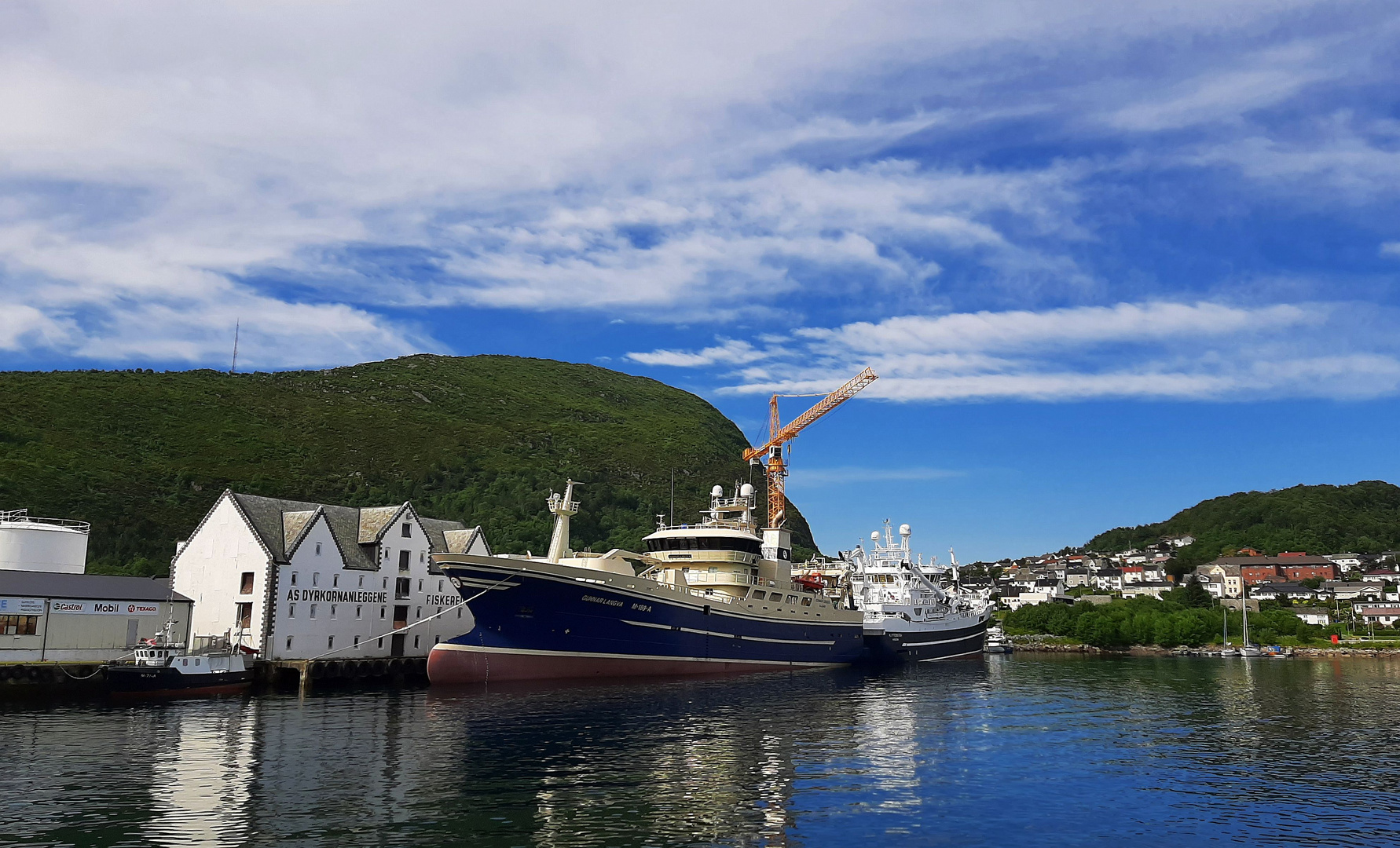 Schiffsrundfahrt Aalesund und wieder Schiffe