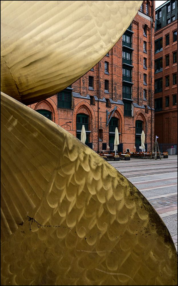 Schiffsschraubenblick in Hamburg