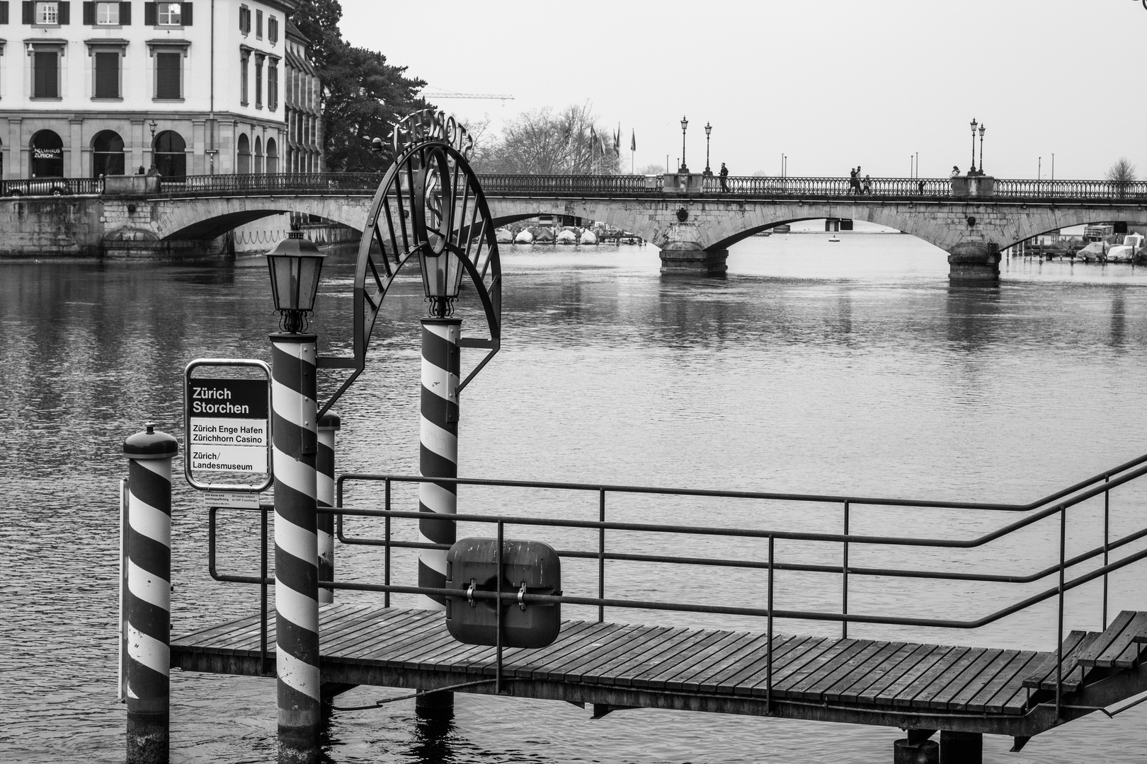  Schiffstation Storchen in sw