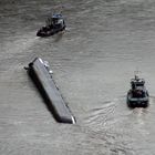 Schiffsunglück auf dem Rhein