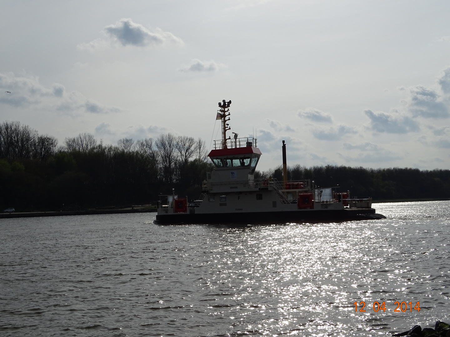 Schiffsverkehr auf den Nord-Ostsee-Kanal