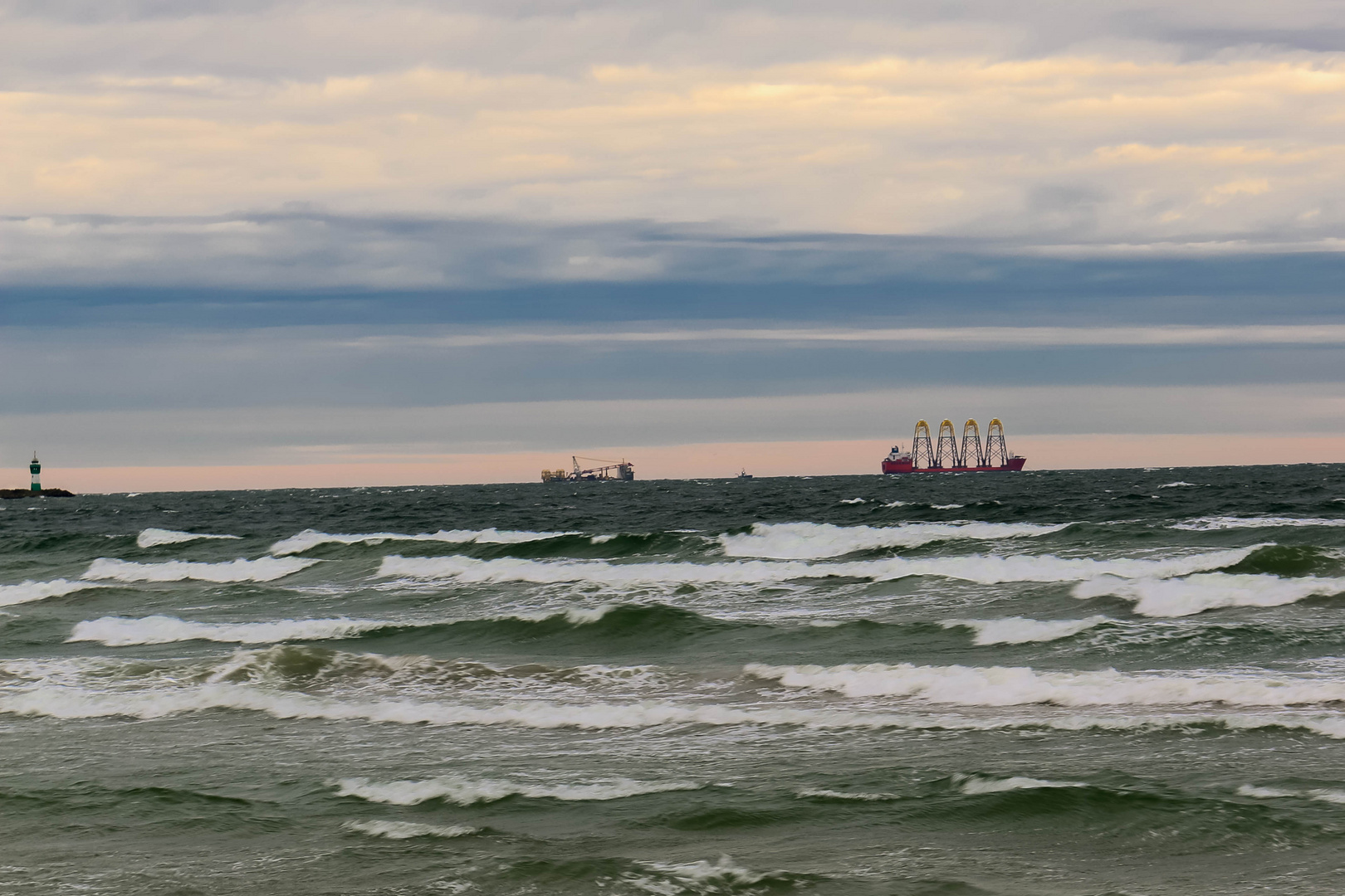 Schiffsverkehr auf der Ostsee