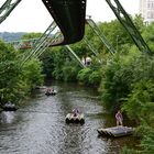 Schiffsverkehr auf der Wupper