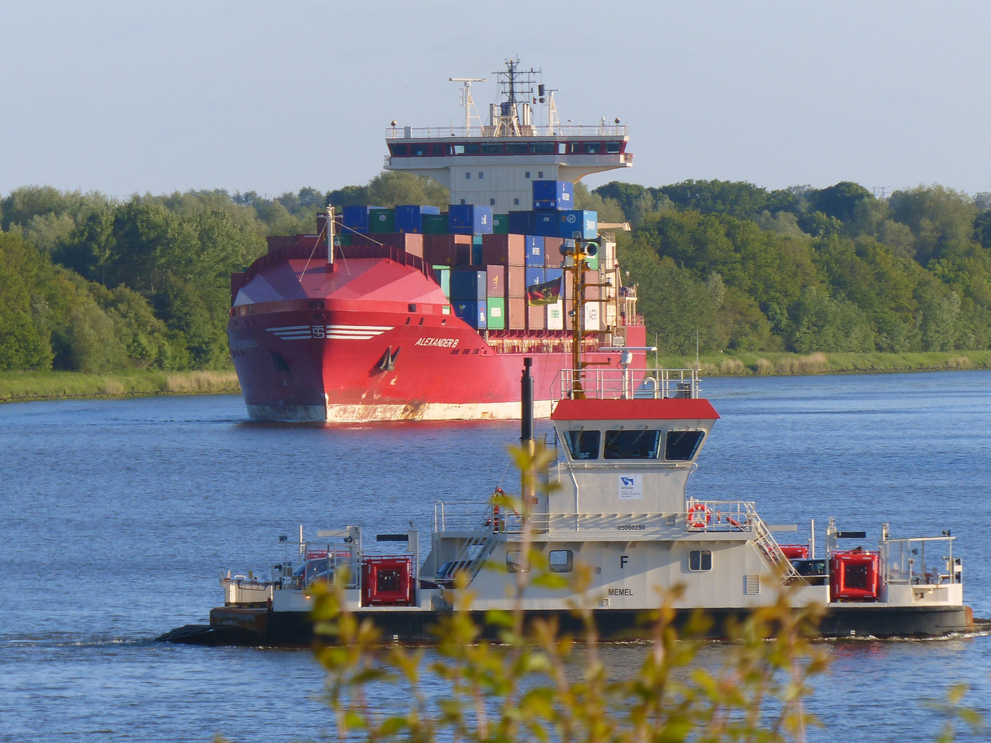 Schiffsverkehr Nord-Ostsee-Kanal