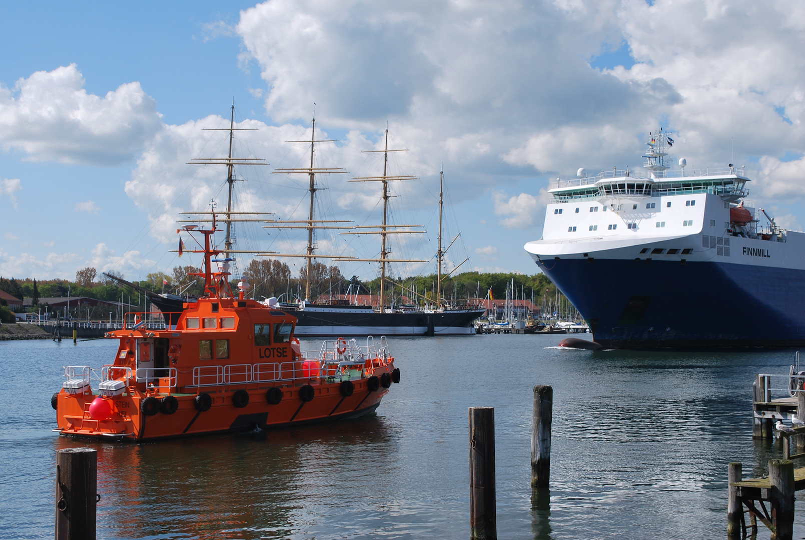 Schiffsverkehr Travemünde