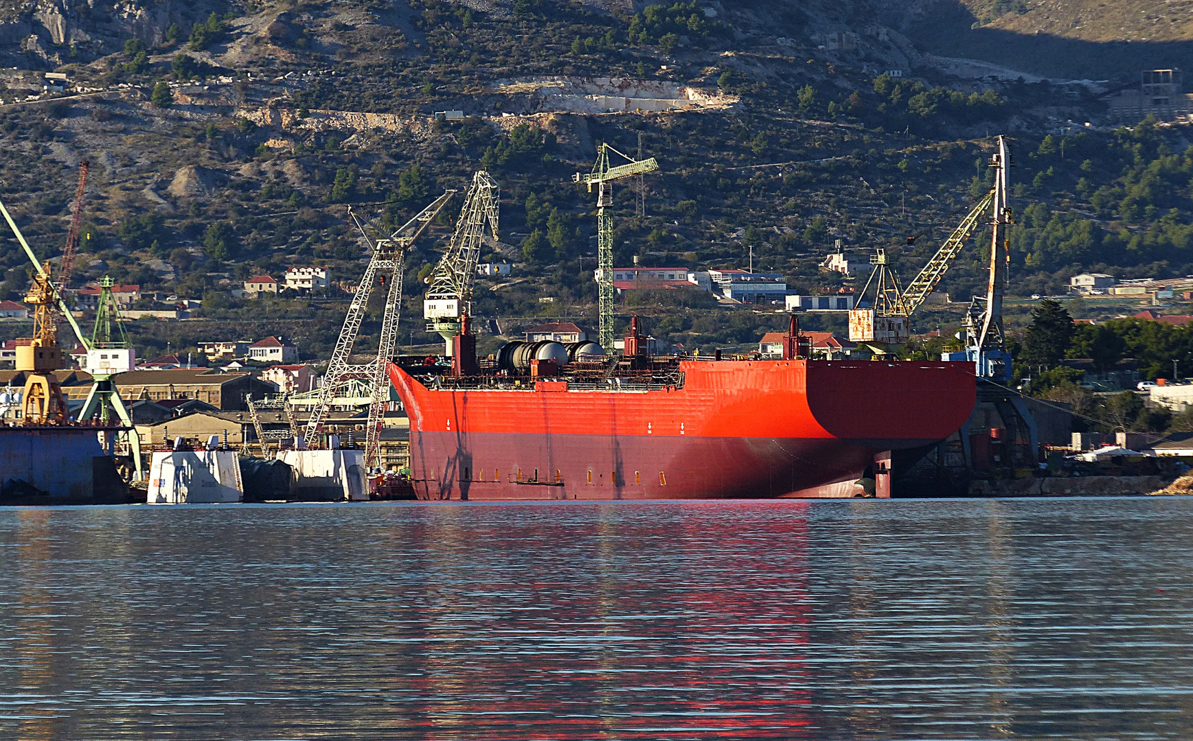 Schiffswerft in Kroatien