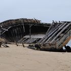 Schiffswrack bei Etel Bretagne