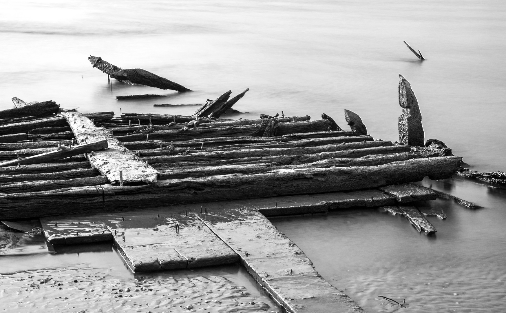 Schiffswrack "De Hoop" bei Kleve