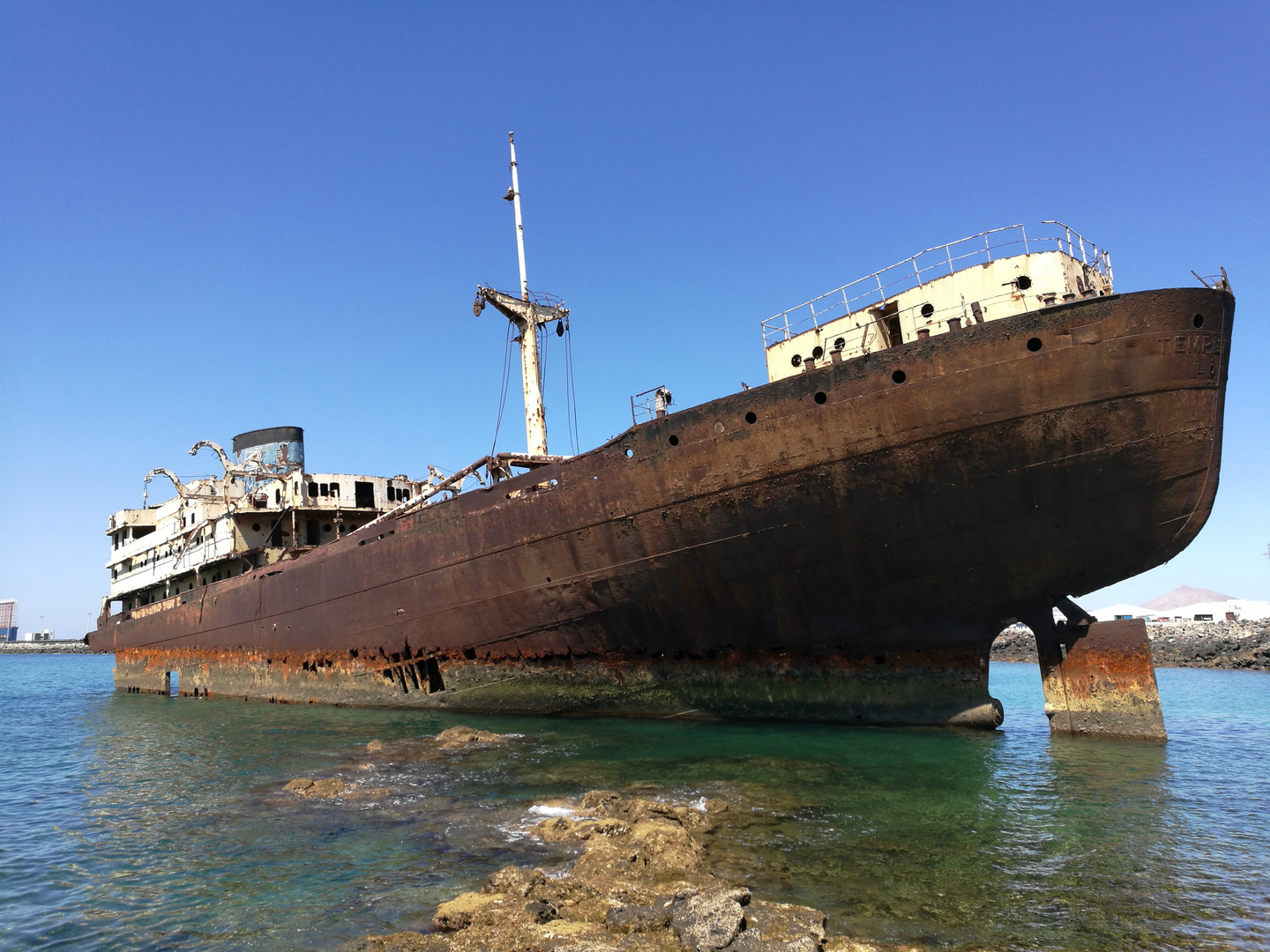 Schiffswrack in Lanzarote