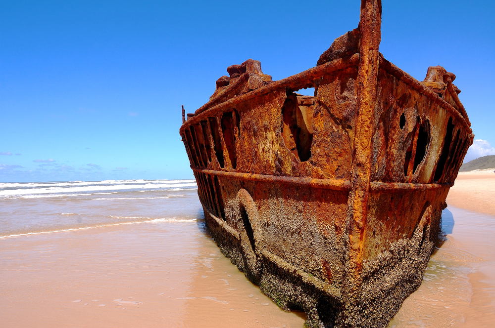 Schiffswrack Maheno