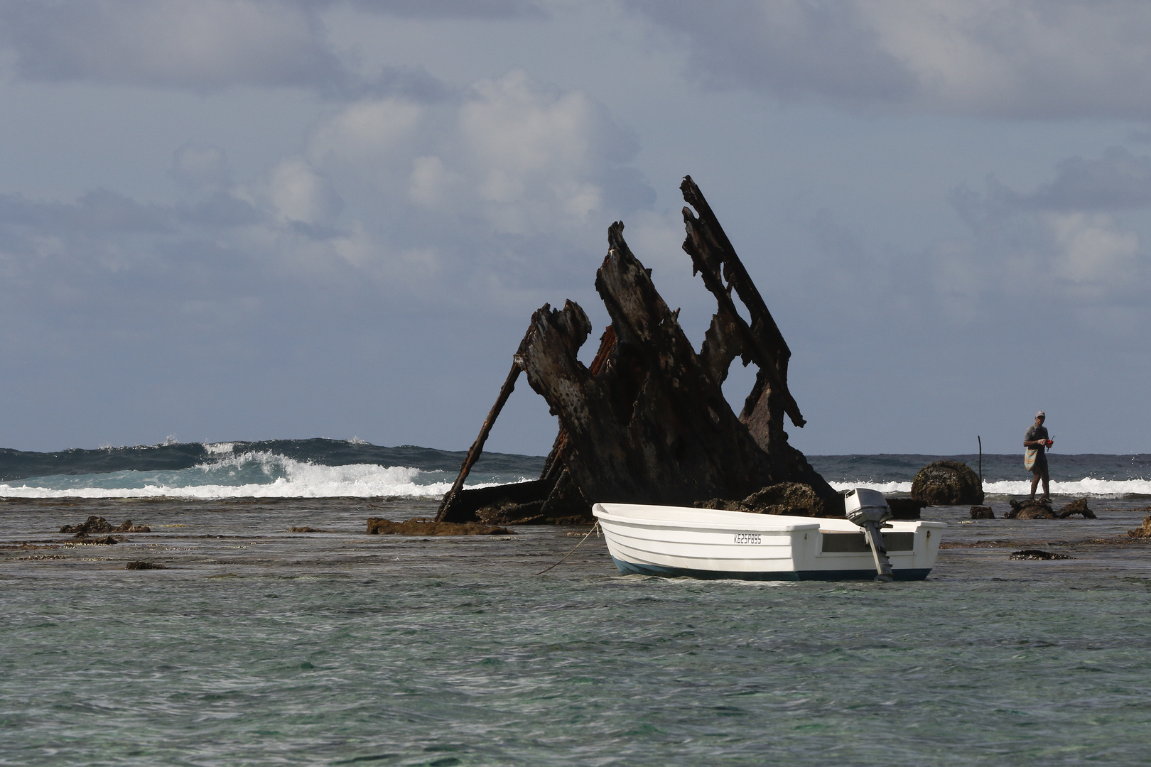 Schiffswrack Mauritius Osten