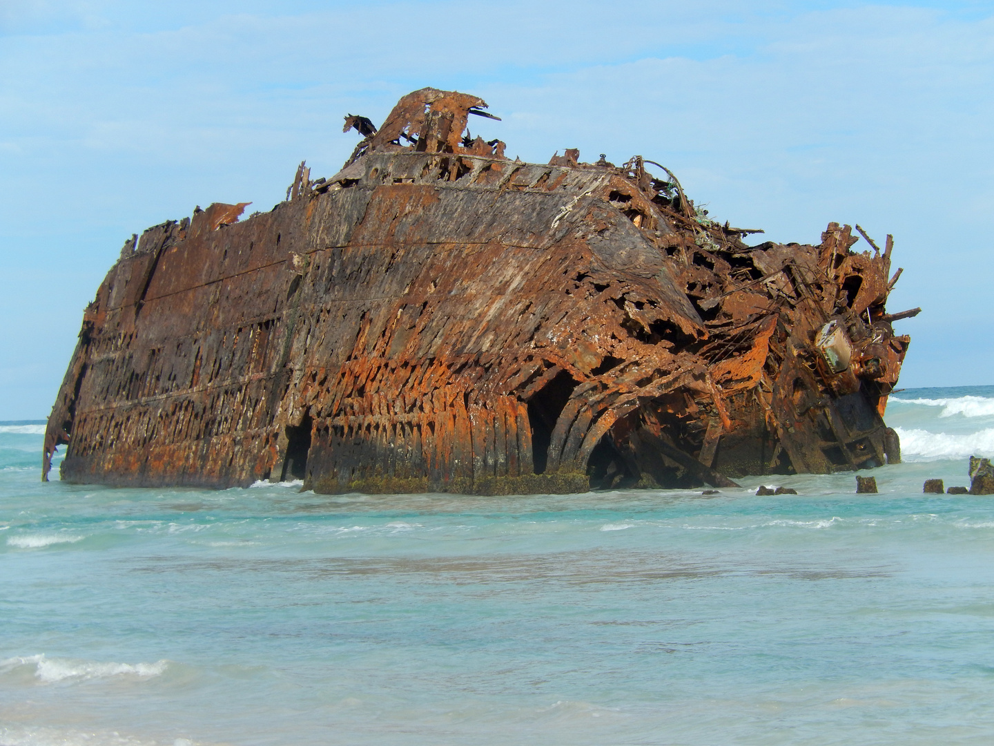 Schiffswrack vor den Capverden