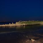 Schiffswrack vor Hamburg-Blankenese