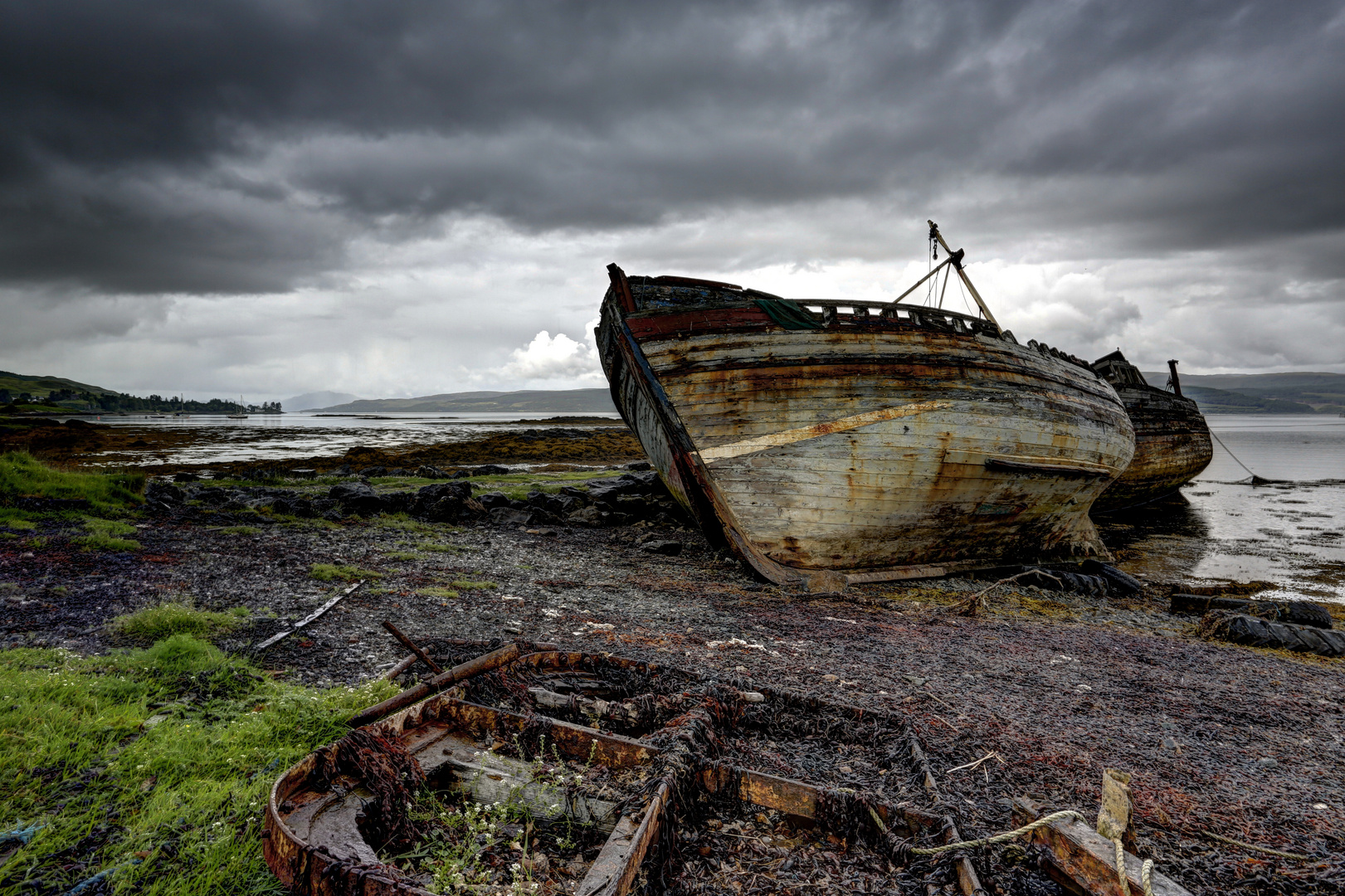 Schiffswracks bei Salen/ Isle of Mull