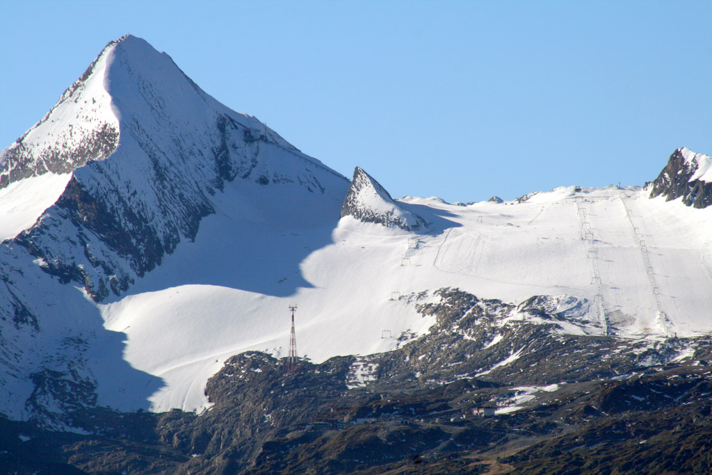 Schigebiet am Kitzsteinhorngletscher