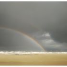 schiitwetter mit lichtblick am Juister Strand