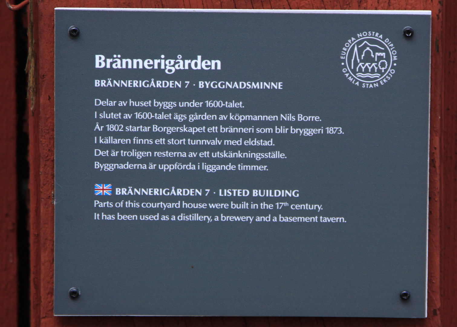 schild brännerigarden