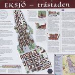 schild Eksjö -trästaden