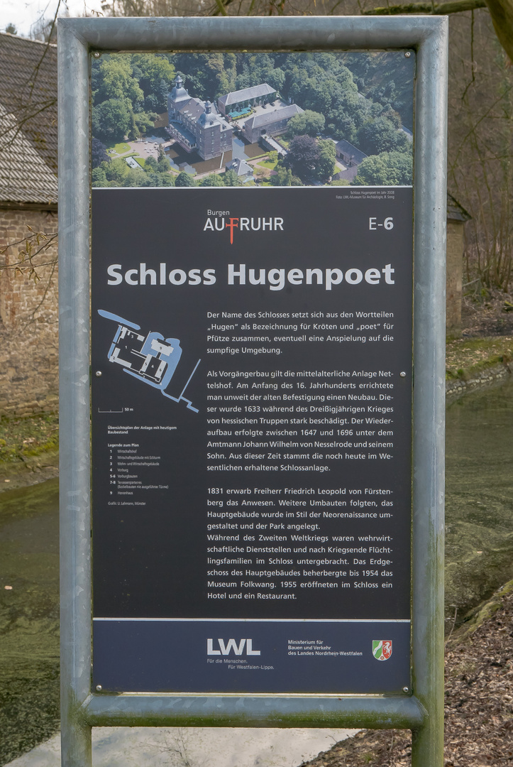 Schild Hugenpoet