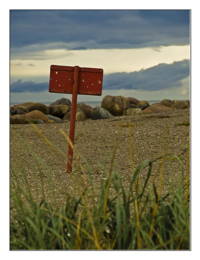 schild in laboe