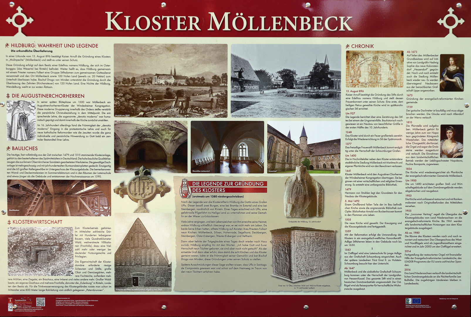 schild kloster möllenbeck