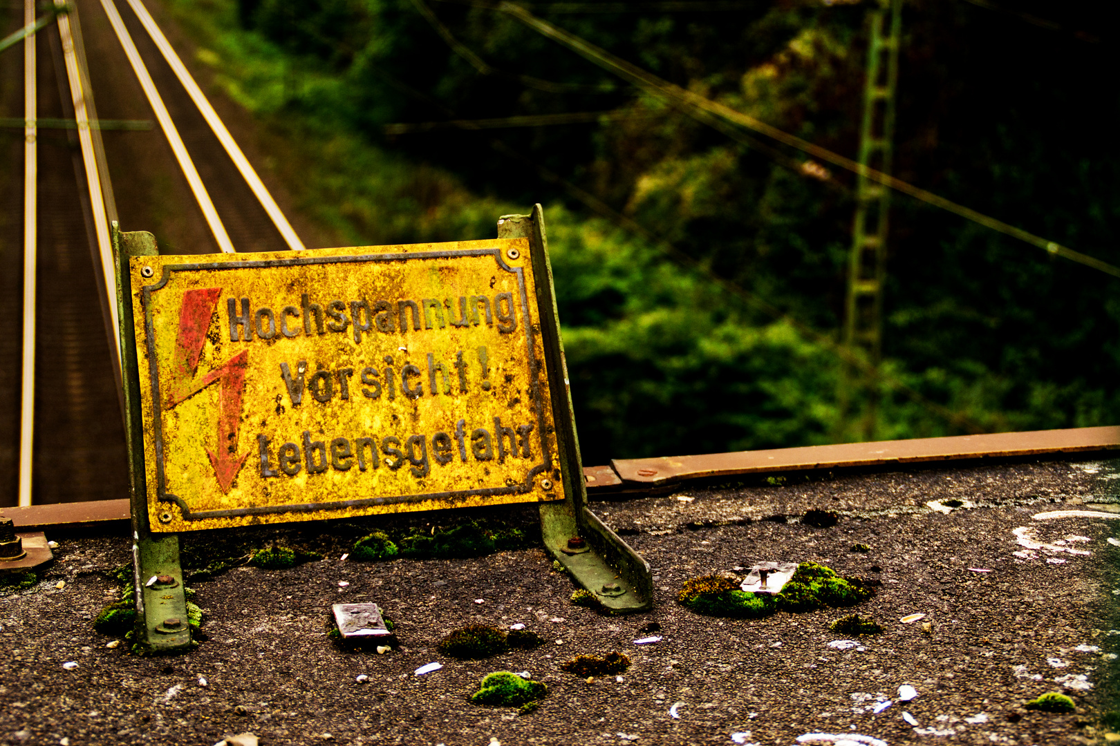 Schild Lebensgefahr