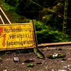 Schild Lebensgefahr