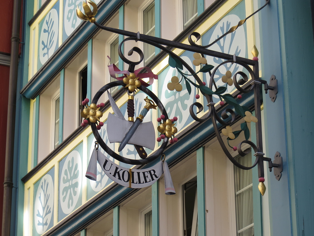 Schild Metzgerei Koller, Appenzell