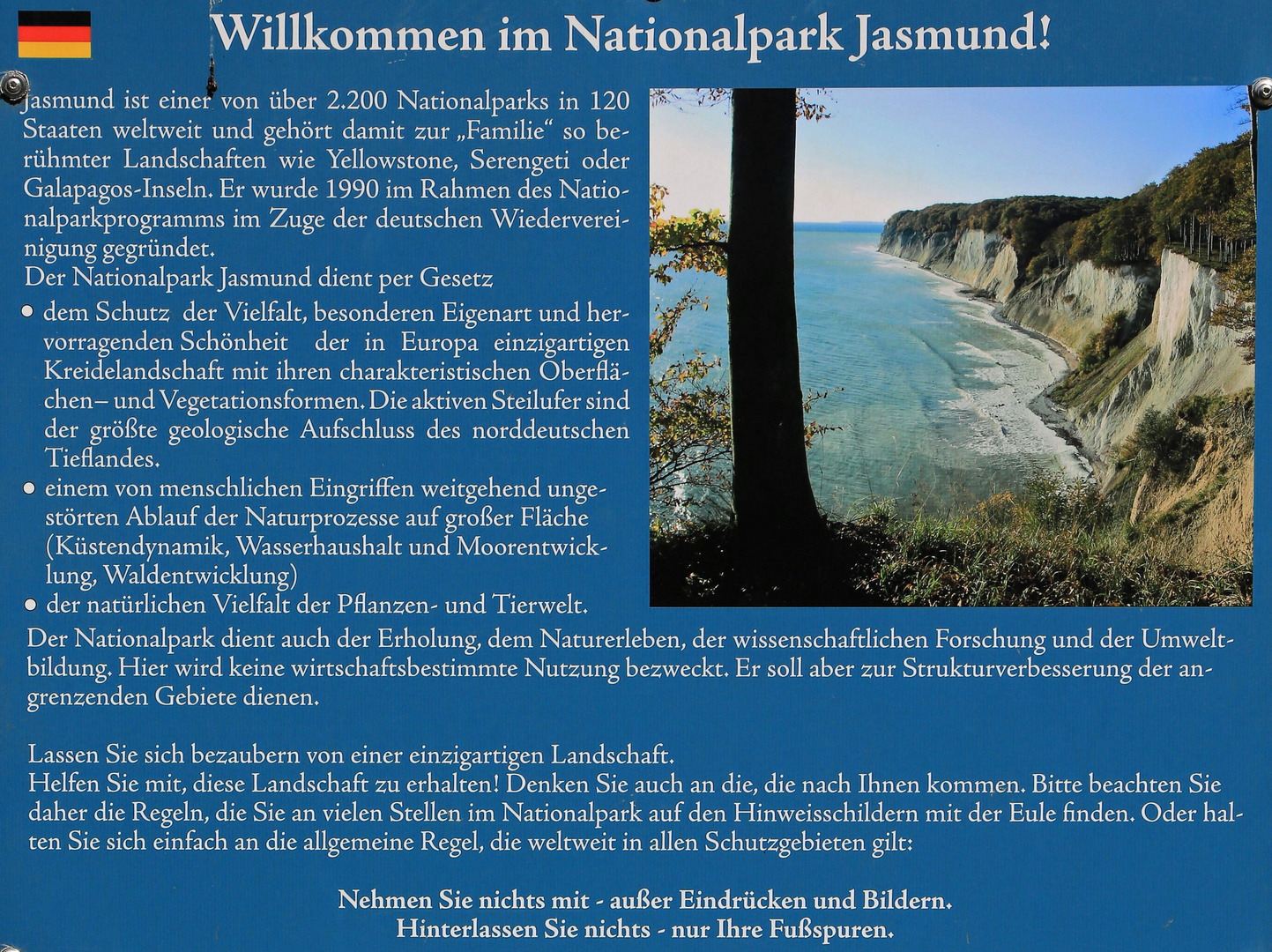 schild nationalpark