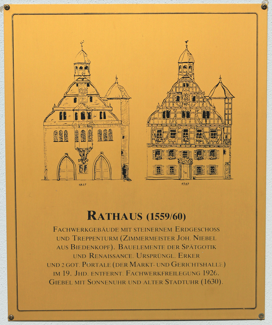 schild rathaus