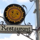 Schild Restaurant Sonne, Appenzell