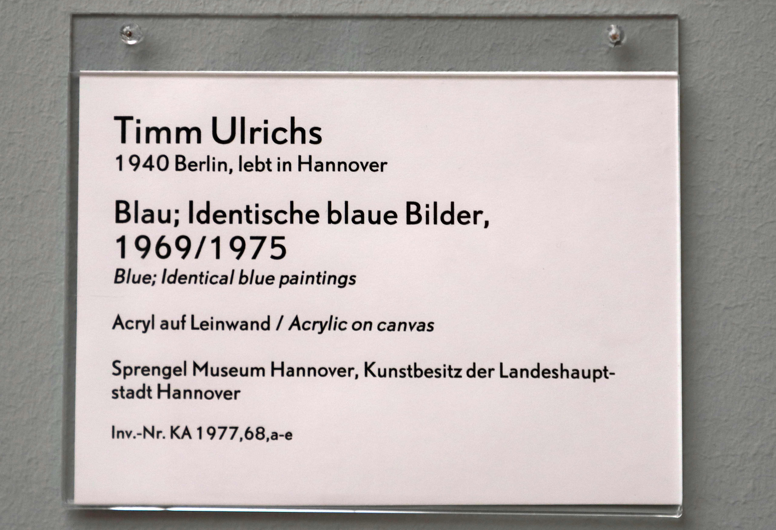 schild timm ulrichs