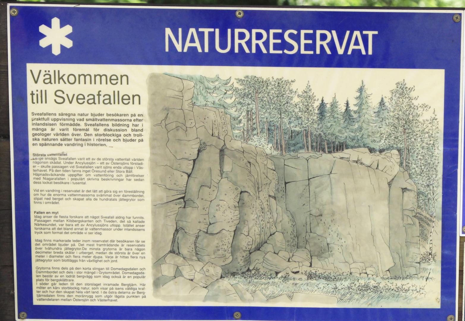 schild välkommen