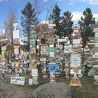 Schilderwald in Watson Lake