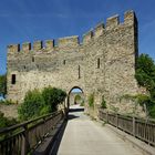 Schildmauer zwischen Burg Liebenstein und Burg Sterrenberg / Rhein