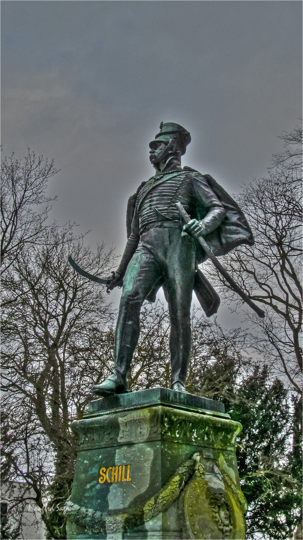 Schill Denkmal in Stralsund