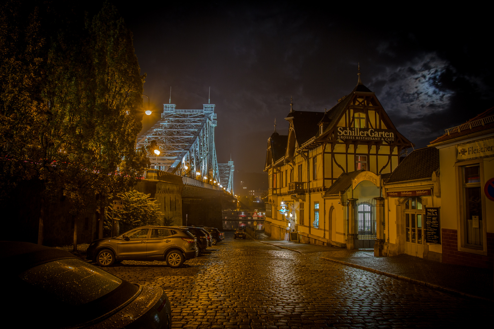 Schillergarten am Blauen Wunder Foto & Bild world